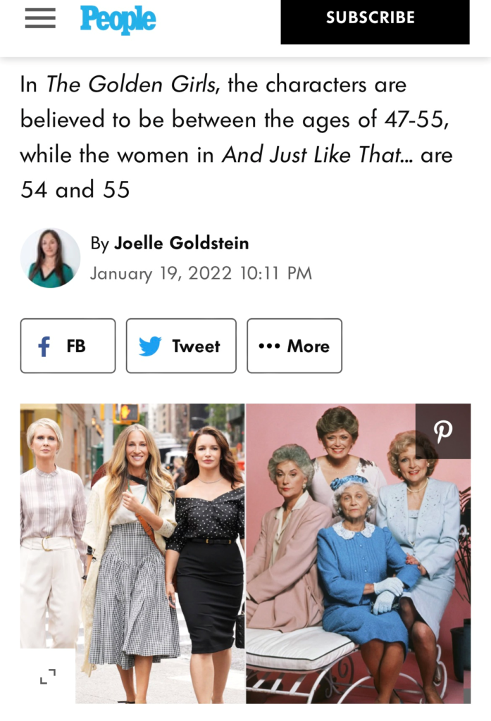 Golden Girls Then & Now - Adulting: Second- Half